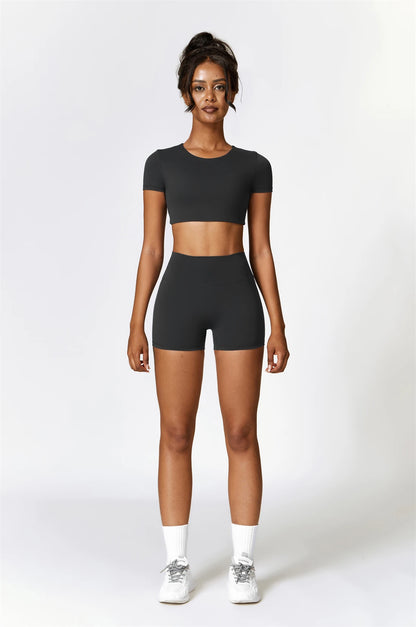 High Waist Seamless Gym Set