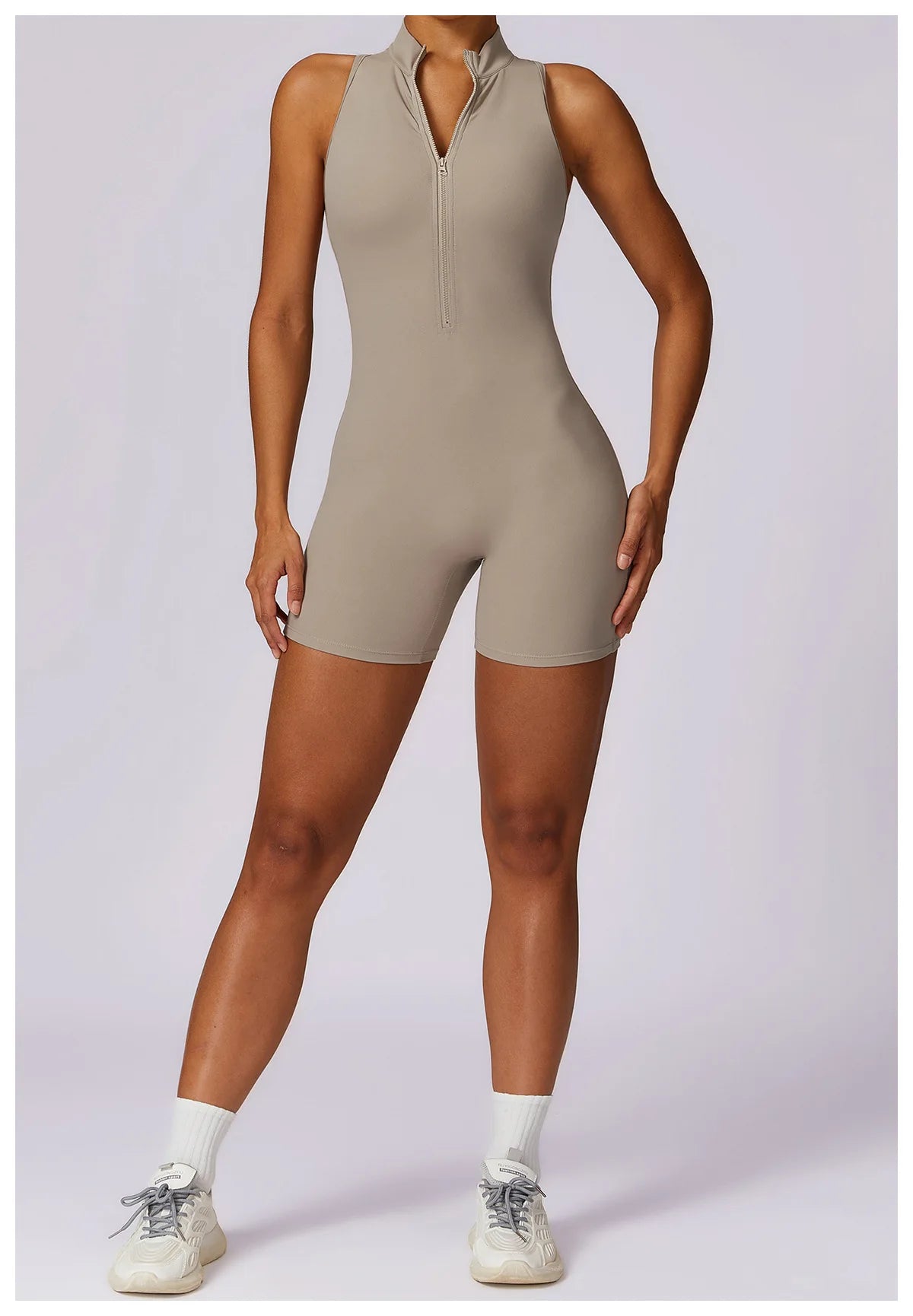 Scrunch Sporty Short Jumpsuit with Bar Suit