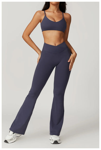 Bell-Bottomed Yoga & Fitness Leggings