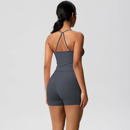 Quick Drying Brushed Sling Yoga Shorts