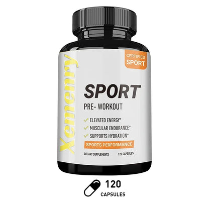 Sport Pre Workout Supplement 120 Capsules