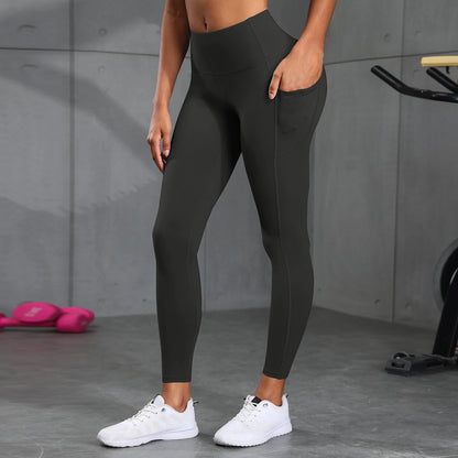 High-Waisted Yoga Pants with Pockets